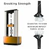 White Tech (10.5mm 100mtr) Climbing Static Rope Nylon High Strength Industrial Safety Rope, Hiking Climbing Fire Escape Rappelling Construction Indoor Outdoor Climbing Rope (Black)