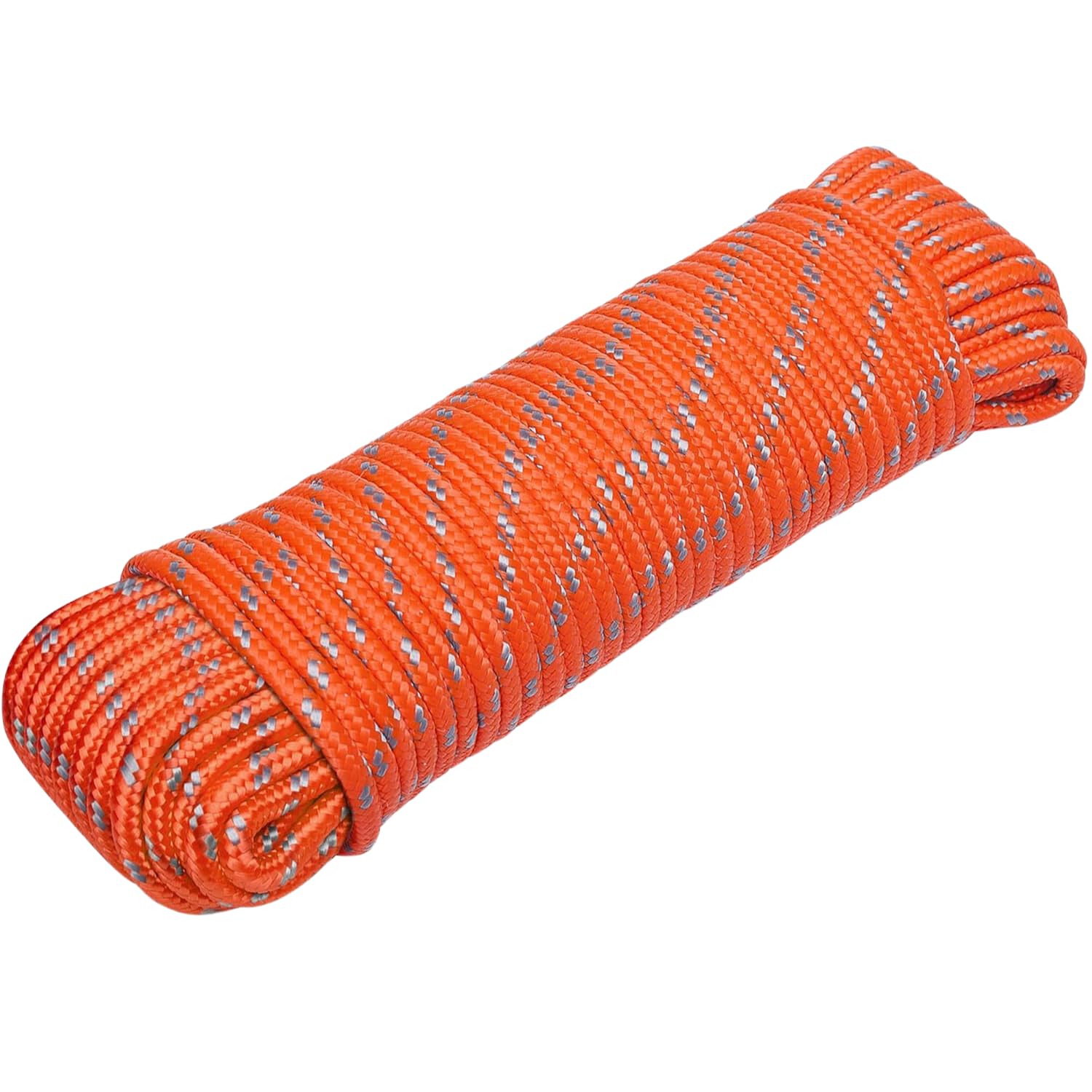 White Tech 6mm Accessory Cord Climbing Rope (100Mtr) for Rock Climbing Accessories Cord Double Braid Nylon Cord, Survival,Firestarter, Fishing Line, Duty Camping All-Purpose Utility Rope