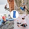 White Tech Premium (10.5mm 50Mtr) Rock Climbing Static Rope Nylon 23 KN Breaking High Strength Industrial Safety Rope, Hiking Climbing Fire Escape Rappelling Mountaineering Constructio
