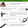 White Tech Static Kernmantle Rock Climbing Rope, Rappelling Rope for Outdoor, Hiking Safety Escape Rope, Rescue Parachute Rope, Mountaineering, Zipline, Static Climbing Rope (12MM (Black), 50 MTR)